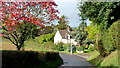 Telephone box at Carrow Hill