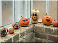 Pumpkins in the Conservatory, Myddelton House Garden, Enfield