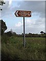 Topthorn Equestrian Centre sign