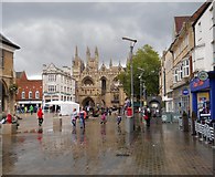 TL1998 : Cathedral Square, Peterborough by Paul Bryan