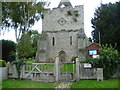 The tower of St Nicholas Church