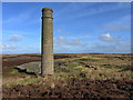 NY9546 : Chimney, Sikehead Lead Mine by Andrew Curtis