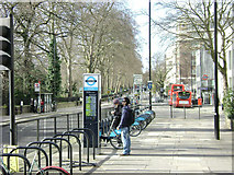 TQ2680 : West on Bayswater Road from near Lancaster Gate, Bayswater by Robin Stott