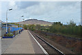 Looking in the down direction from Newtonmore station