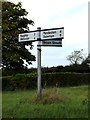 Roadsign on Saxham Street