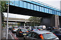 Traffic lights on Westhorne Avenue