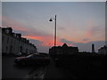 Sunset over Ayr council offices