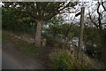 Entrance to the Trent Valley Way next to the River Greet outflow