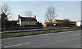 Lower Inkford Farm and Inkford Court across the A435 Alcester Road