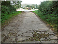 Concreted road through Metfield Common