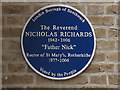 Plaque to Nick Richards