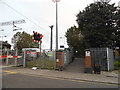 The entrance to Enfield Lock Station