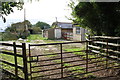 Gated track into Old Weaveley Farm