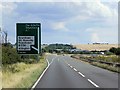SK8840 : Southbound A1, Exit for Great Gonerby by David Dixon
