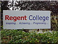 College nameboard