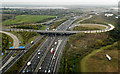 M25 Junction 14 from the air