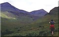 NM5330 : Approaching the crags of Beinn nan Gobhar by Alan Reid