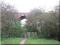 Path under the railway near Swallownest