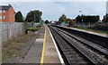 Wem railway station  from the SW