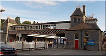 SX9063 : Torquay railway station footbridge by Jaggery