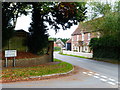 Looking west on Back Lane from Castle Road