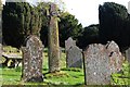 NY0900 : Anglian Cross in Irton churchyard by Bob Embleton