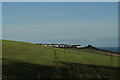 View of houses on Tattersall Gardens from the path up to Hadleigh Castle