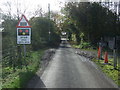 Approaching Four Lane Ends Level Crossing 