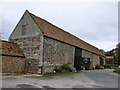 TF6624 : Large barn in Castle Rising, Norfolk by Richard Humphrey