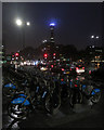 TQ2982 : Barclays (Boris) bikes on Hampstead Road by Hugh Venables