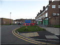 Rear of shops on Sparrow Farm Drive