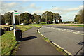 SP4515 : Bus stop for the S3 to Chipping Norton at Bladon Roundabout by Roger Templeman