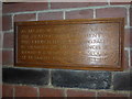 St Barnabas, Easterton: memorial (4)