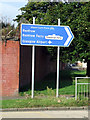 Airport Cycle Route sign