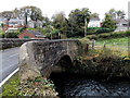 North side of a river bridge, Coytrahen