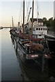 The Dutch sailing-barge 