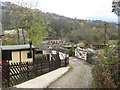 Level crossing at Damems station