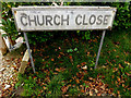 TG2100 : Church Close sign by Geographer