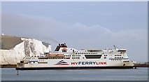 TR3341 : Ferry Berlioz leaving Dover by The Carlisle Kid