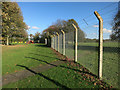 Fence around Rampton Drift