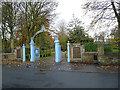 Entrance to the Memorial Park, South Moor