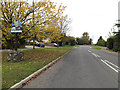 TM2095 : Church Road & Tasburgh Village sign by Geographer