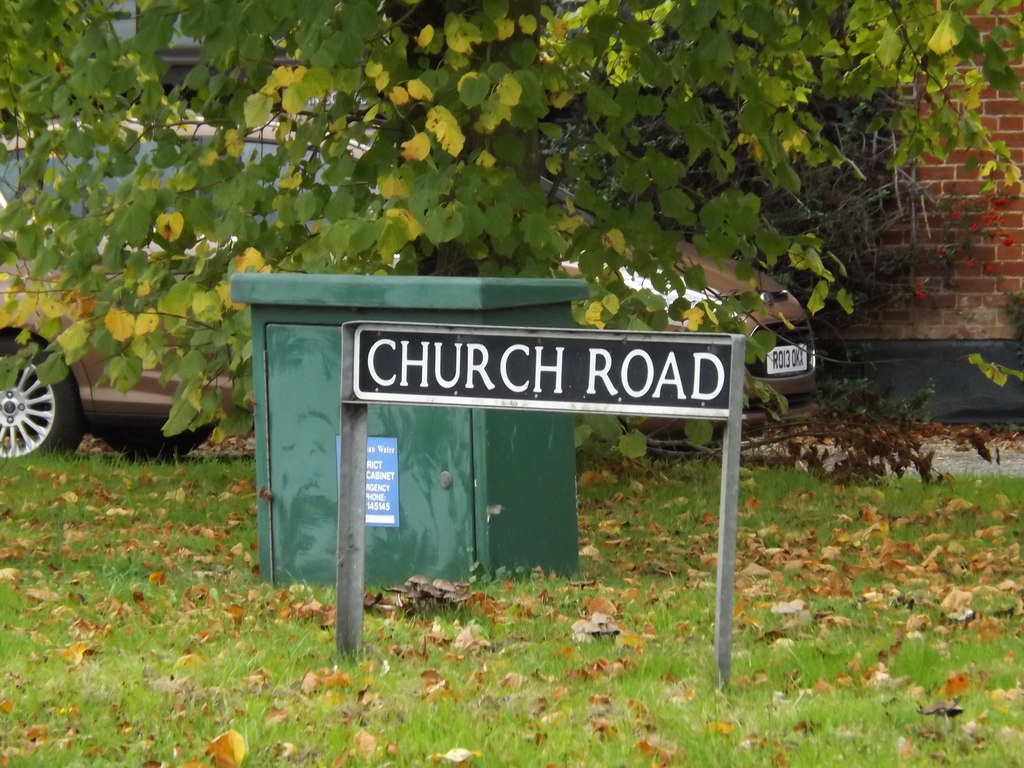 Church Road sign © Geographer :: Geograph Britain and Ireland