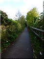 Path going south from Bramley railway station