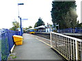 SU6559 : Platform and train at Bramley Station by Shazz
