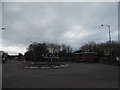 Roundabout on Poyle Road at the junction of Blackthorne Road