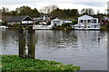 Looking across the river at Walton-on-Thames