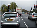 A34 at junction with St Georges Parkway