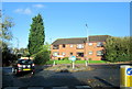 Tight Traffic Island Near Stourbridge Junction Station