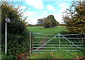 Public footpath from Dunch Lane, Melksham